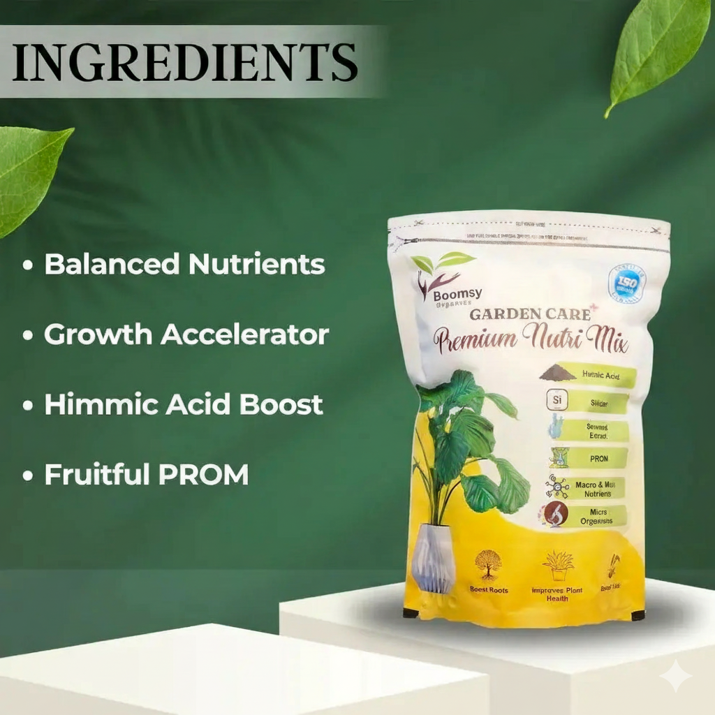 Boomsy® Garden Care Granules | Premium Nutri Mix Organic Fertilizer for Complete Growth