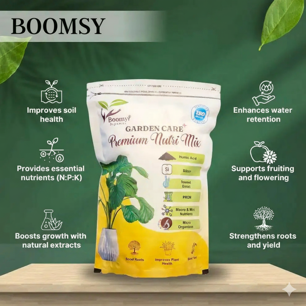 Boomsy® Garden Care Granules | Premium Nutri Mix Organic Fertilizer for Complete Growth